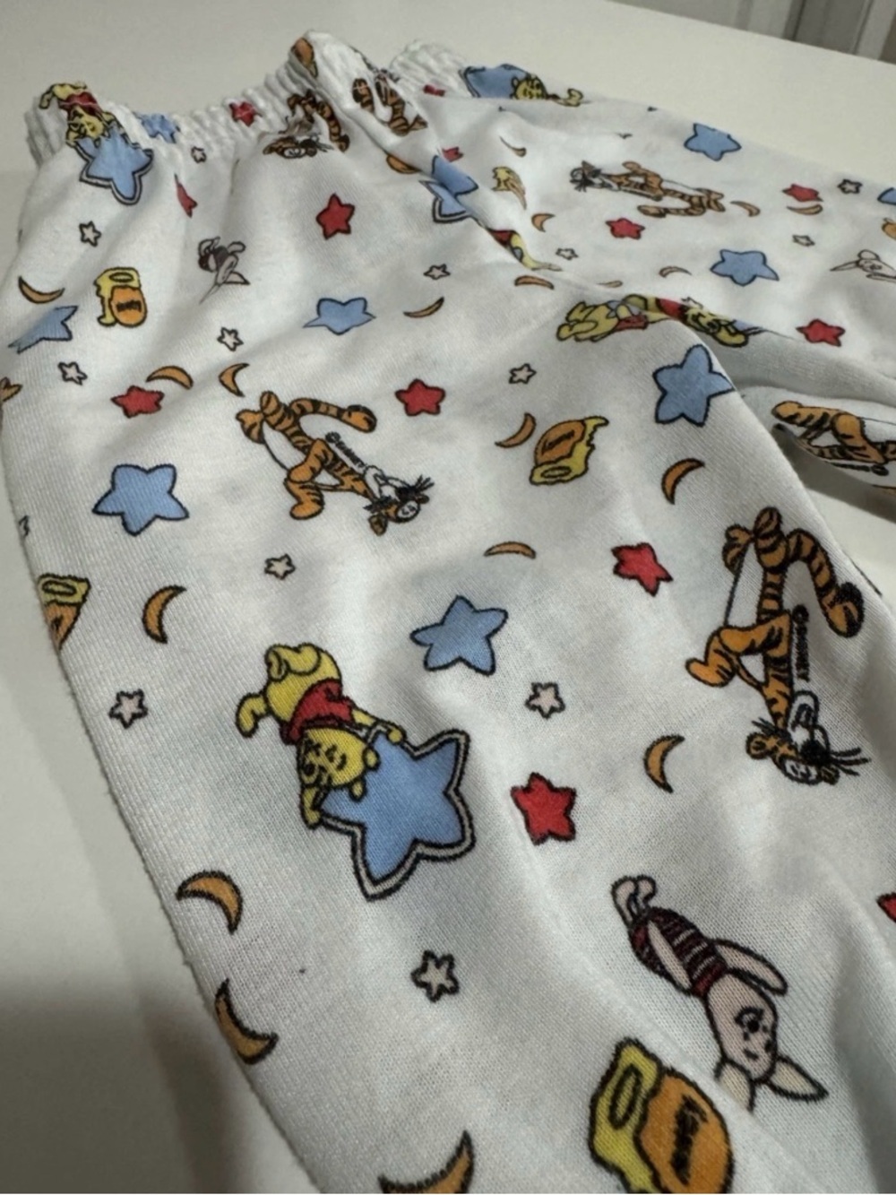 Winnie the Pooh Baby Pants NB 0-3M Disney Pajama Bottoms - Picture 2 of 3